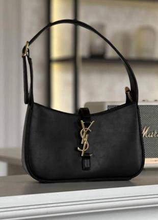 Сумка на плечё yves saint laurent hobo black