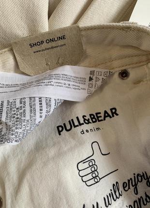 Джинсовые брюки pull&bear 100% cotton новые с бирками9 фото