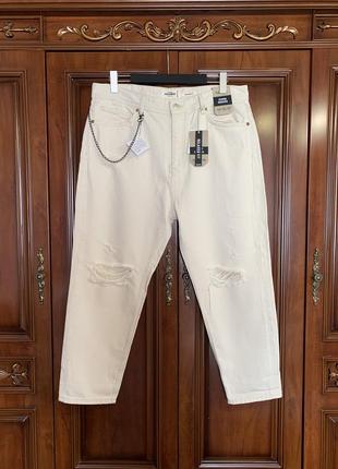 Джинсовые брюки pull&bear 100% cotton новые с бирками10 фото