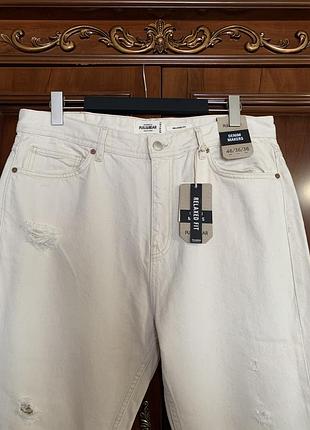 Джинсовые брюки pull&bear 100% cotton новые с бирками6 фото