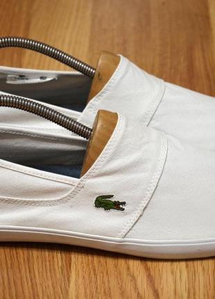 Lacoste slip on, оригинал кеды, слипоны4 фото