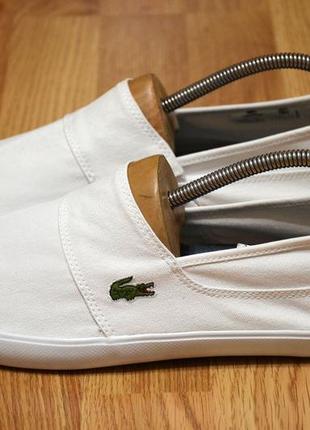 Lacoste slip on, оригинал кеды, слипоны6 фото