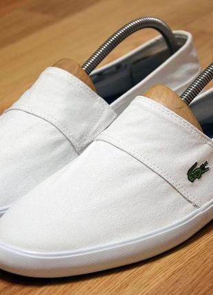 Lacoste slip on, оригинал кеды, слипоны1 фото