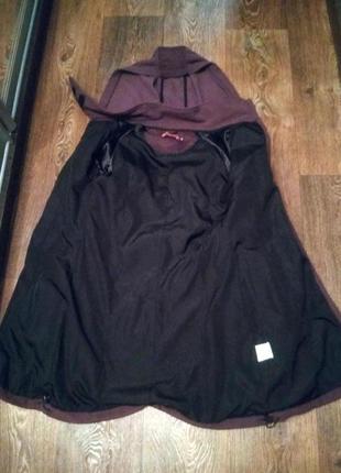 Куртка длинная sisterhood зипхуди флисовая на подкладке3 фото