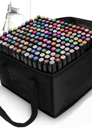 Набір двосторонніх художніх маркерів для скетчингу 168 шт sketch marker