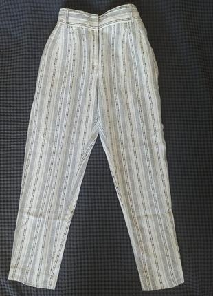 Стильні легкі брюки льон+віскоза від marks&spencer