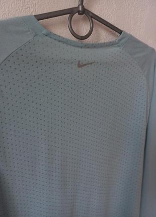 Nike dry-fit мужская кофта с дышащими вставками для занятий спортом тренировок бега l-размер2 фото