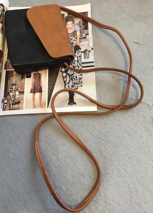 Стильная кожаная сумочка итальянского бренда vera pelle3 фото