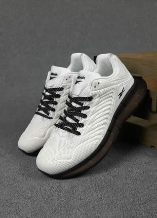 Мужские кроссовки reebok zig kinetica white