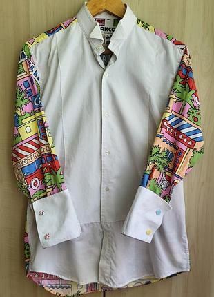 Сорочка з принтом на спині