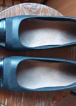 Туфли балетки clarks размер 37,5