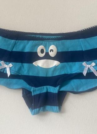 Трусики шортики в смужку