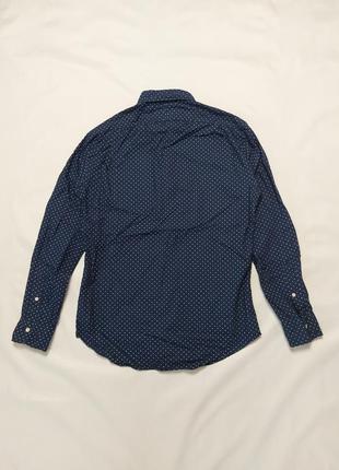 Сорочка в горошок polo ralph lauren slim fit polka-dot shirt3 фото