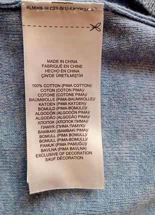 Polo  ralph lauren джемпер/светр pima з бавовни з v-подібним вирізом7 фото