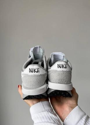 Кроссовки nike sacai grey7 фото