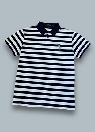 Классическое поло Футболка polo чоловіча футболка поло white/blue