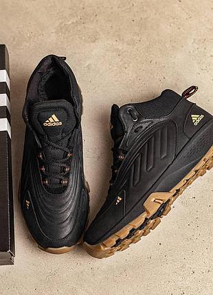 Чоловічі зимові шкіряні черевики/кросівки/хайтопи