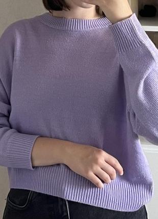 Сиреневый свитер hm4 фото