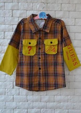 Сорочка обманка guess для хлопчика