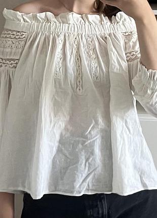 Біла кофтинка zara