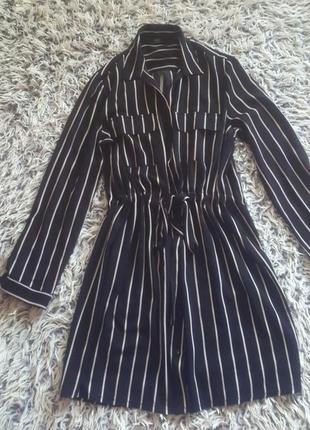 Платя-сорочка в полоску