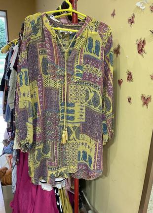 Туника , блуза бохо стиль