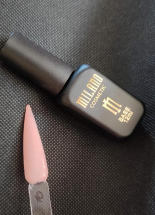 Камуфлююча база для нігтів milano 12 мл №10 персикова  2712000030151