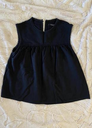 Блуза женская, черного цвета, mohito, размер xs/s