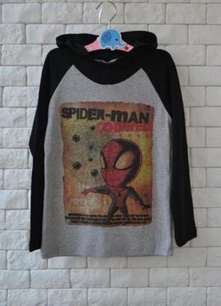 Кофта spiderman человек паук с капюшоном1 фото