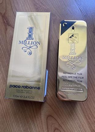 Туалетная вода paco rabanne 1 million 100 ml.