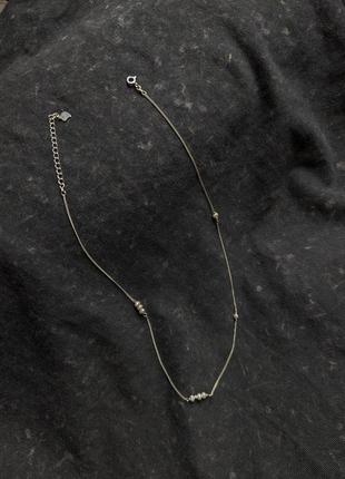 Серебряное украшение с пресноводными жемчужинами, серебряный чокер, чокер с жемчужинами6 фото