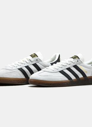 Чоловічі кросівки adidas spezial handball white black / smb