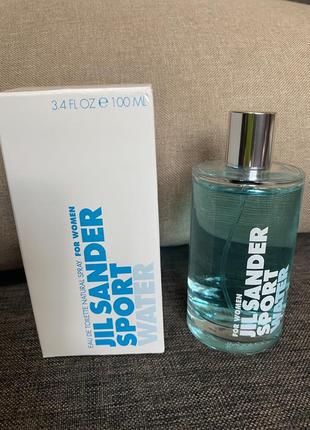 Jil sander sport water for women туалетна вода 50 мл, оригінал