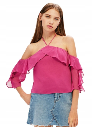Блуза с открытыми плечами2 фото