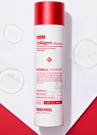 Омолоджувальний тонер із ретинолом і колагеном medi-peel retinol collagen lifting toner 150 ml