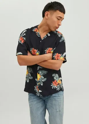 Рубашка jack &amp;jones luke flores resort