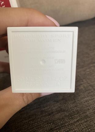 Burberry sport for women туалетная вода 50 мл, оригинал