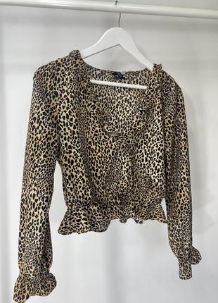 Вкорочена блуза h&amp;m🐆