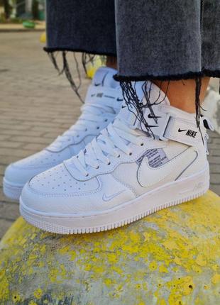 Кроссовки nike air force 1 «07 mid lv8 utility white4 фото