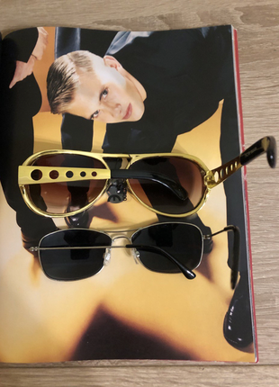 Вінтажні сонцезахисні окуляри2 фото