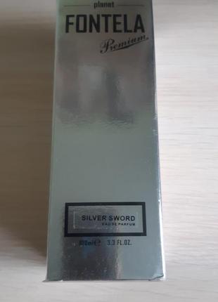 Чоловіча стійка парфумована вода silver sword" fontela premium, юнайс unice