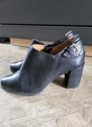 Кожаные туфли clarks1 фото