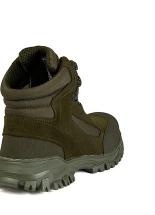 Демісезонні тактичні військові трекінгові черевики gl 006 у кольорі «олива»4 фото
