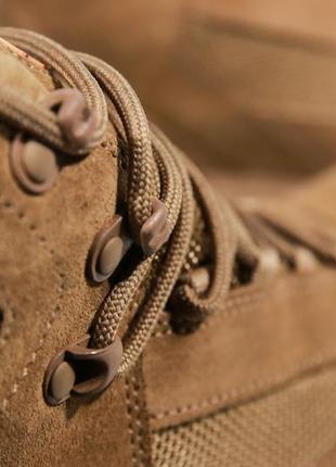 Демісезонні тактичні військові трекінгові черевики gl 006 у кольорі койот9 фото