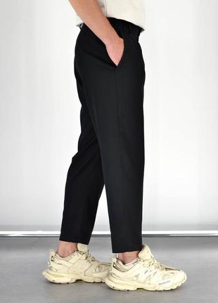 Мужские чёрные классические брюки мом чорні чоловічі класичні штани брюки