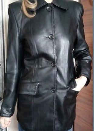 Куртка пиджак кожаный