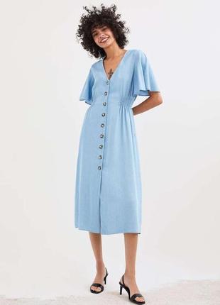 Джинсове плаття міді zara плаття на ґудзиках mango сукня міді розпродаж речей🌸🌸🌸sale🌺🌺🌺