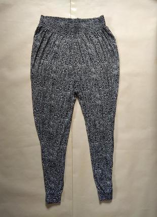Легкие штаны брюки бойфренды с высокой талией h&m, 16 размер.1 фото