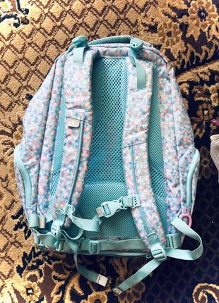 Рюкзак 30 литров с твердой спинкой мята бирюза