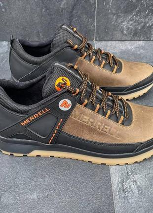 Новинка • мужские кожаные кроссовки merrell2 фото